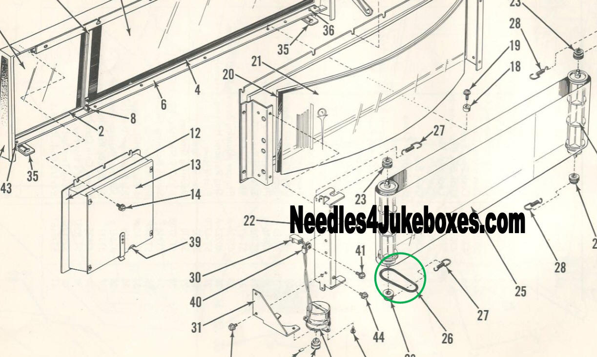 Need a V-Belt for your Rockola Jukebox? I have it in stock! Need a V-Belt for your Rockola Jukebox? I have it in stock!
