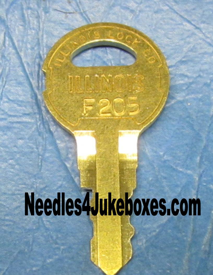 Seeburg SMC1 Disco Cabinet Key S102 for later production run models 